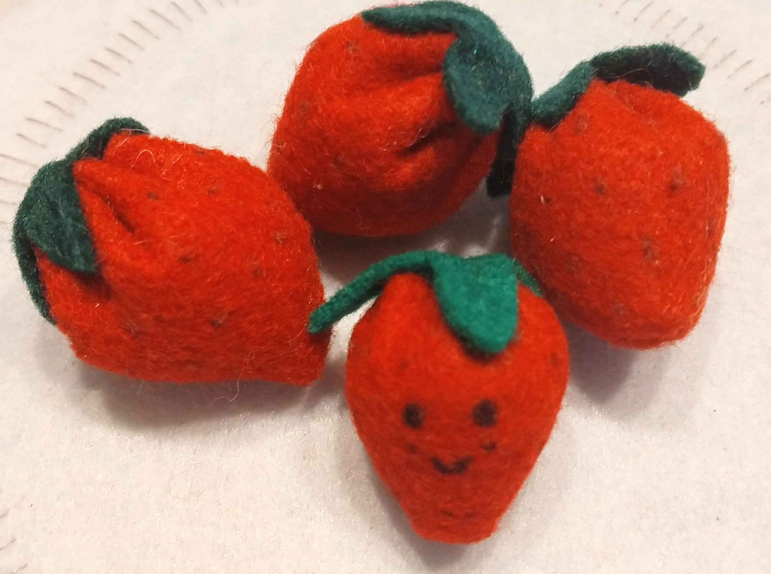 Felt Strawberries